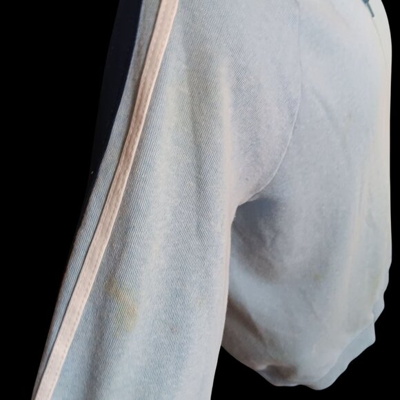 Vintage Men's Large Track Jacket 1970's Sears Kings Road  Full-Zip Striped Trash - Picture 5 of 9